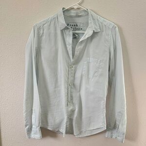 Frank & Eileen Women's Soft Green Barry Tailored Shirt Sz. Sm